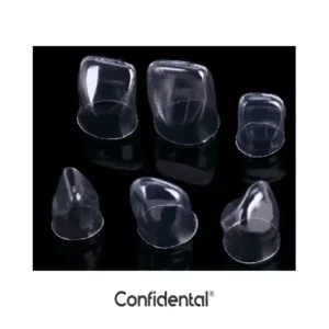 Moules couronnes dentaires transparentes provisoires pour adultes, 64 pièces